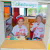 Grand Opening of ‘The Mermaid Restaurant’ at MRIS! greta and heidi